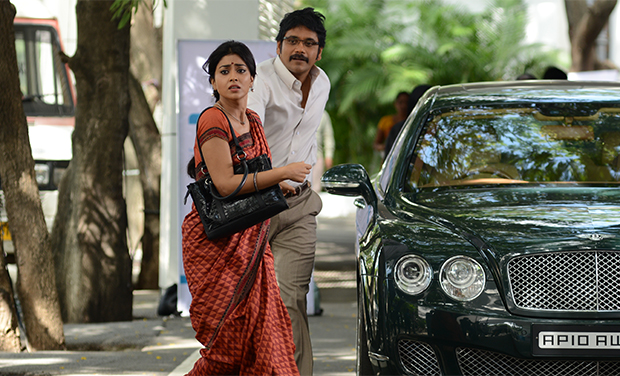The film stars three generations of the Akkineni family - patriarch Akkineni Nageswara Rao, superstar son Nagarjuna and grandson Naga Chaitanya. The film stars three generations of the Akkineni family - patriarch Akkineni Nageswara Rao, superstar son Nagarjuna and grandson Naga Chaitanya.